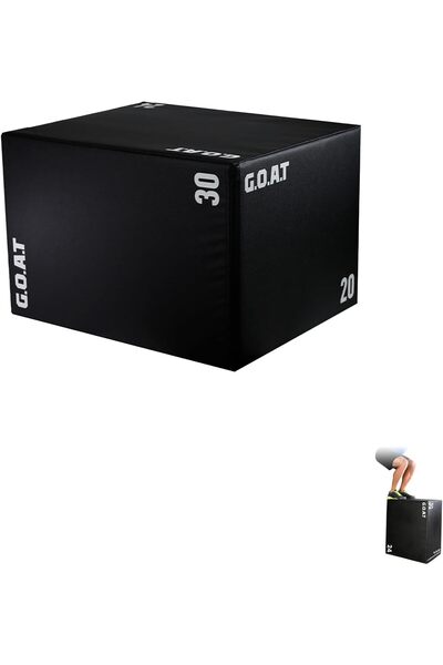 Goat صندوق القفز الرغوي 3 في 1 / صندوق القفز الناعم لتمارين الكروس فيت وتدريب...