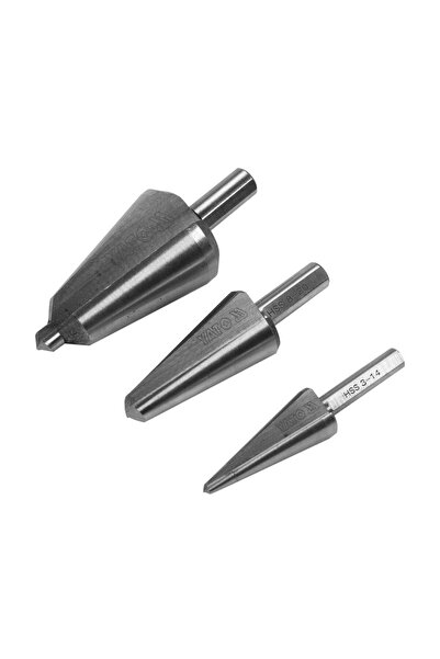 yato HSS Conical Reamer Set 3-14, 8-20, 16-30 mm,