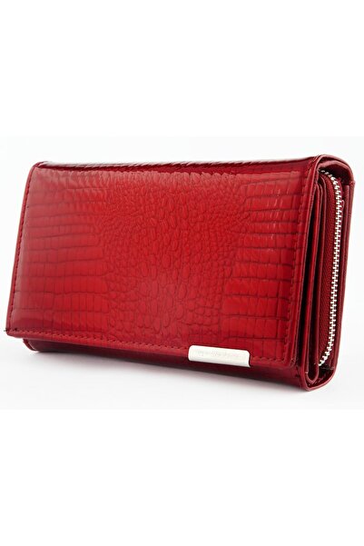 Other Women's LEATHER WALLET large patent leather zipper 827