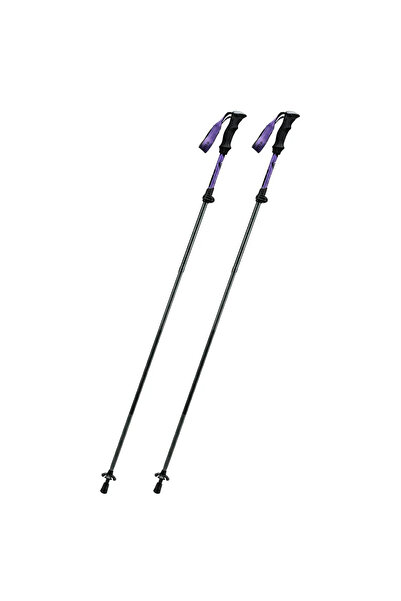 Other Kijki trekkingowe nordic walking aluminiu 110 - 130 cm - fioletowe