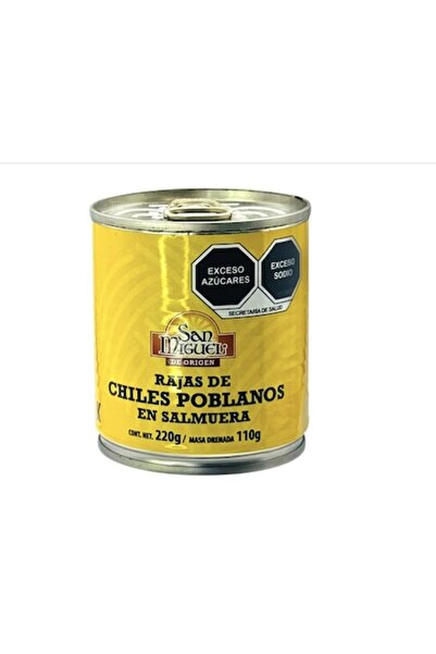 san miguel Conserva, felii de ardei poblano Mexicani in saramura, San Miguel, 220 g