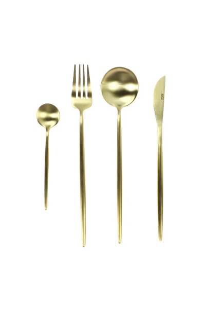OEM Cutlery CW-C-2401, stainless steel, gold, set of 24 pieces