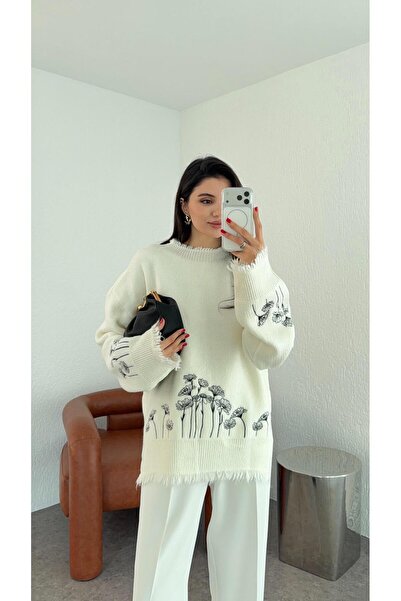 HAZELANNA سترة إكرو مطرزة