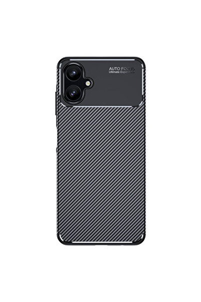Aden Galaxy A06 Compatible Case Silicone Cover - Black