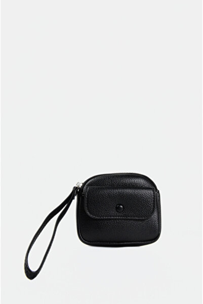 Mazel Design محفظة نسائية مستوردة صغيرة بسحاب 180 - محفظة يد صغيرة مع حلقة مف...