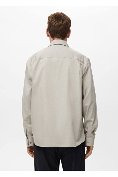 MANGO Man %100 pamuklu rahat kesim gömlek