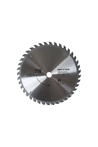 Rotor Disc diamantat pentru lemn, 230 mm, 40 dinți, 22,3 mm