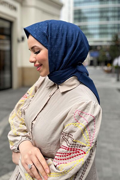 PİRAMİT Cotton Scarf 1030400-921 Dark Blue
