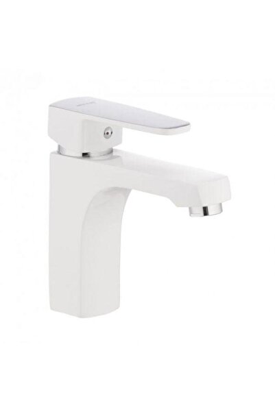 Mixxus Baterie lavoar Missouri 001 Nut White, monocomandă, cartuș 35 mm, aspe...