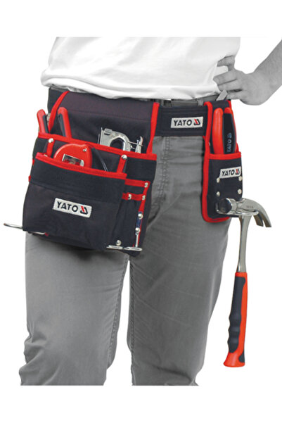 yato Tool and Nail Pocket Holder - Deep Nylon Pocket for Waist