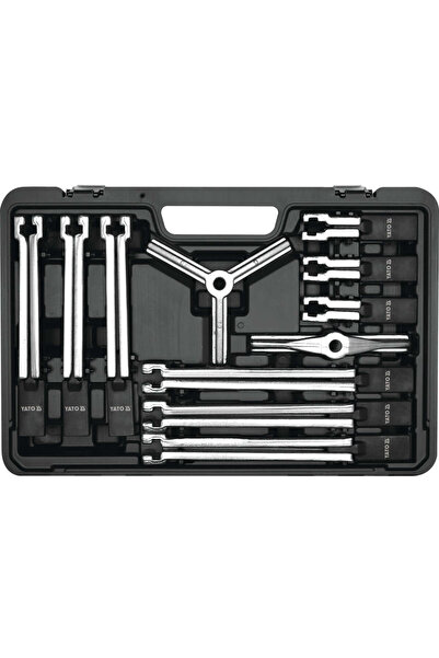 yato Bearing Puller Set 12 pieces, professional, adjustable arms for internal and external disassemb