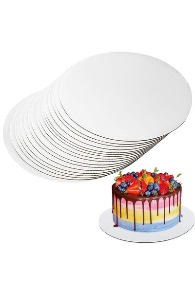 Ömür hobi 15 cm yuvarlak pasta altlığı 6 adet