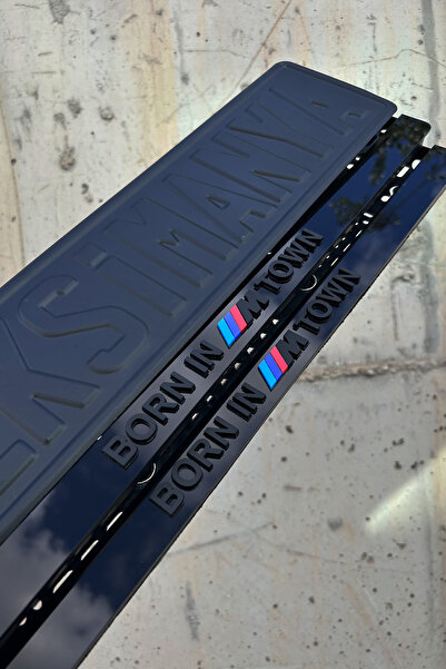 Pleksimanya Born in M Town Mat Siyah Pleksi Takmatik Plakalık