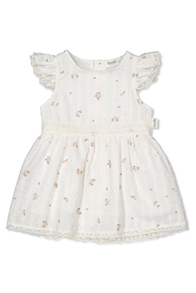 Bebetto Woven Dress Printed (Elegant) Ecru