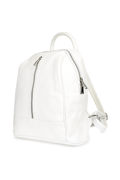 Other Leather Backpack A4 women's roomy solid Italian premium large solid lea...