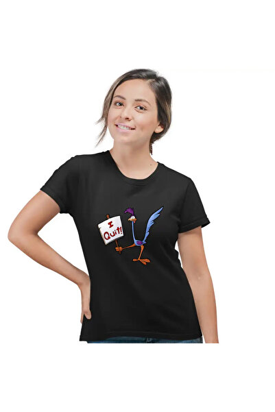 OEM Tricou Femei Coiotul Strutul I Quit Renunt