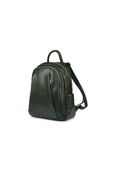 Other Leather Backpack A4 women's roomy solid Italian premium large solid leather