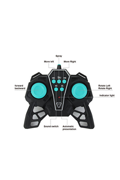 Bebelul Race Car with Steam, Lights, Sounds and Dual Control Handlebar + Remote Control