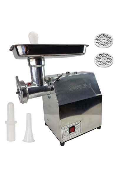 Craft-Tec Masina de tocat carne, profesionala, MK-12, 2500 W, 250 Kg/h, Inox