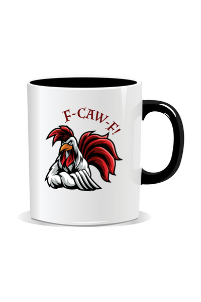 Mug Mania Personalized mug with funny message, F-CAW-F!