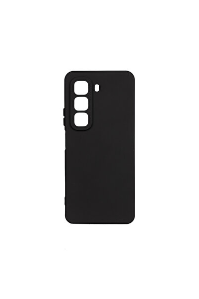 Aden Infinix Hot 50 4g Compatible Case Piping Silicone - Black