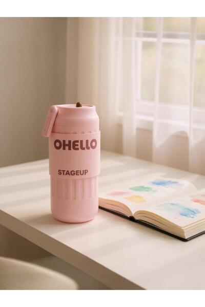 Shotay Fashion Steel Thermos Flask 460 ml Pink - Sht-St-8097