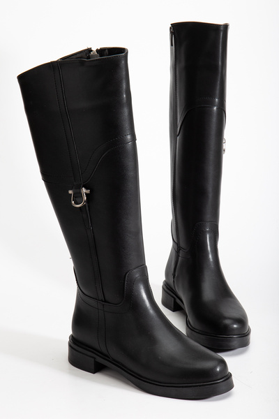 HCO Metal Aksesuar Detaylı Kadın Çizme