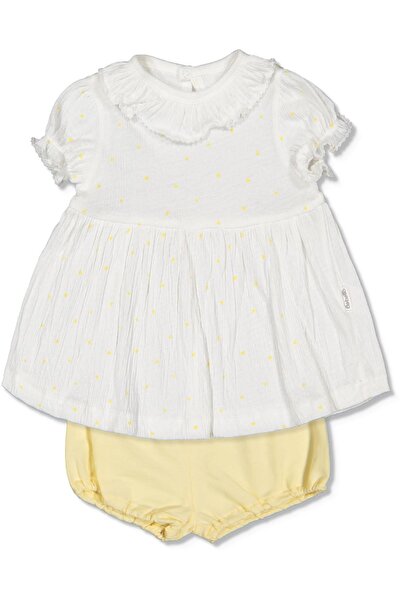 Bebetto SÜPREM ŞORT 2Lİ TAKIM (MINI HEART) SARI