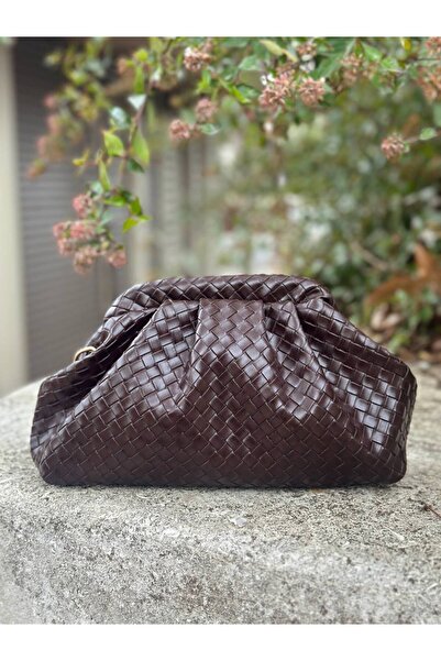 SHIKIRTI Geantă de umăr pentru femei model retro cu șnur