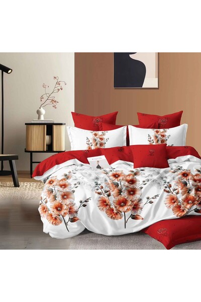 Happy Home Lenjerie de pat FINET, pat dublu, fara elastic, 6 piese, 230x250cm