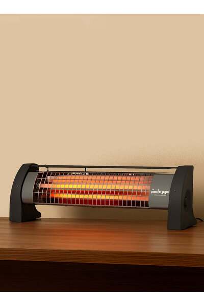 HOME MASTER Powerful electric home heater with three bulbs - fast and efficient heat distribution for warming the room, 1200 watts, model 2296