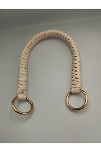 Zeyora Deri Çanta Sapı 45 cm, Çanta Aksesuarı,Örme Çanta Sapı