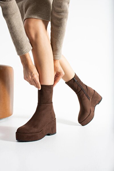 ZENNESHOES Clara Women's Wedge Heel Boots