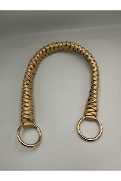 Zeyora Deri Çanta Sapı 45 cm, Çanta Aksesuarı,Örme Çanta Sapı