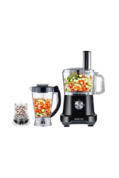 rebune محضر طعام 5 في 1 – 500 واط | متعدد الوظائف للخليط، العجن، الطحن والبرش