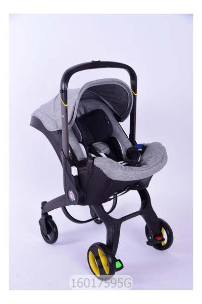 Without a mark عربة أطفال 4 في 1 مع نظام سفر ومقعد سيارة للأطفال (2-16 كجم) |...