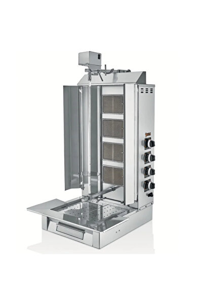 BEM 5 Radyanlı Alttan Motorlu Doğalgazlı & Tüplü Döner Makinası Ocağı