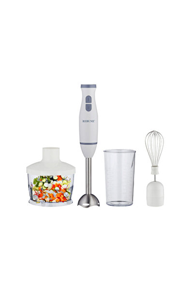 rebune 3-in-1 Electric Hand Blender – RE-2-129 Compact Design Power Up to 400 Watts