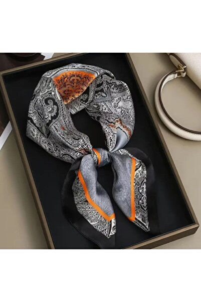 Dgt Luxury Retro Patterned, Soft, Sun-Protective, Windproof, Double-Sided Printed, Scarf, Scarf 70X70