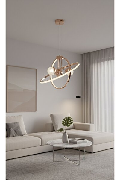 Avize LARA İKİLİ LEDLİ 3 REKNLİ KUMANDALI