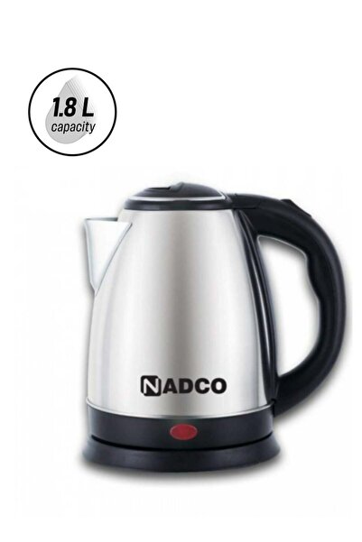 Nadco Steel Water Kettle, 1.8 L 350 W Model NC-1802EK