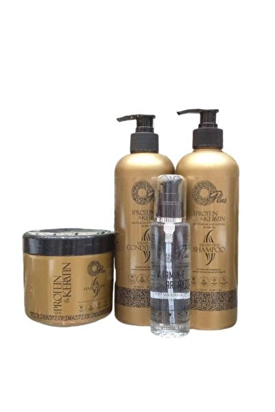 Oplus Protein and Keratin Treated Hair Care Set Shampoo 500 ml Conditioner 500 ml Mask 500 ml and An