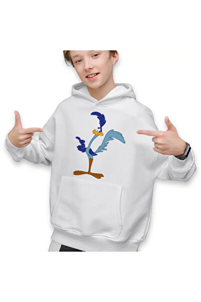 OEM Hanorac Copii Baieti Coiotul Strutul Bip Bip Desene Animate