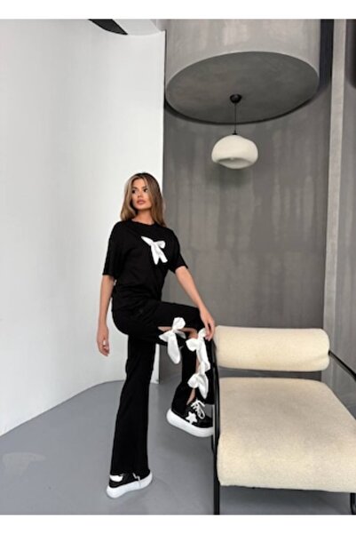 OEM Black Tracksuit with Bows M INTL