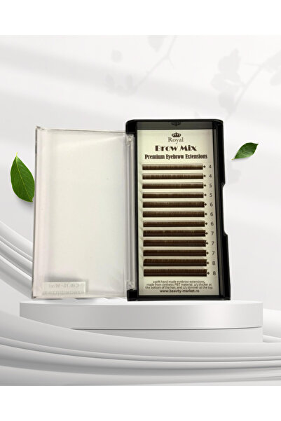 Royal Beauty Premium Royal Package – Dark brown Eyebrow Extensions + Clear Glue