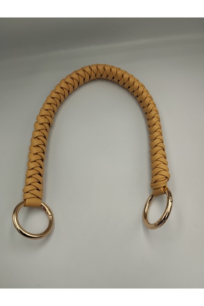 Zeyora Deri Çanta Sapı 45 cm, Çanta Aksesuarı,Örme Çanta Sapı