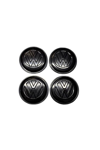 MAF Set 4 capace roti 65mm VW 3B7601171 negre compatibil/inlocuitor janta aliaj