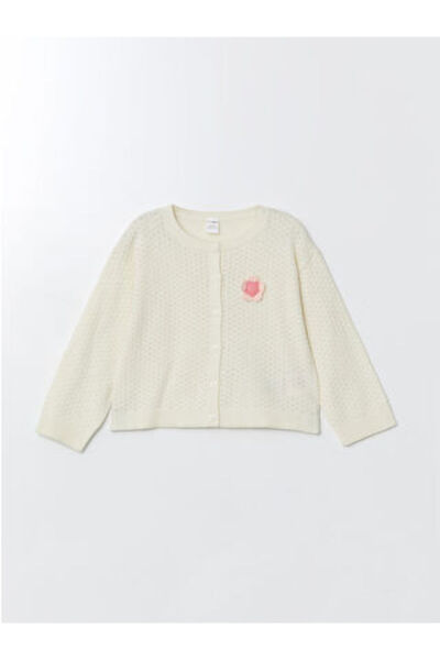LC Waikiki plus nou sezon guler rotund Tricotaj pentru fete Cardigan