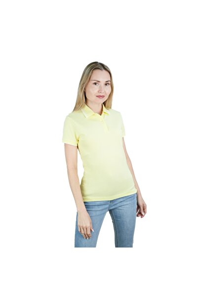 Giordano Women's Cotton Lycra Slim Fit Solid Polo