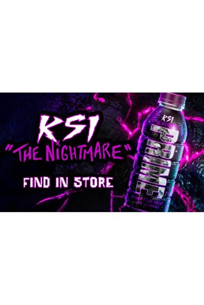 Prime KSI The Nightmare Sport Drink, Strawberry and Cream, 500ml